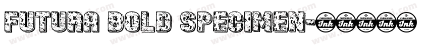 Futura Bold specimen字体转换